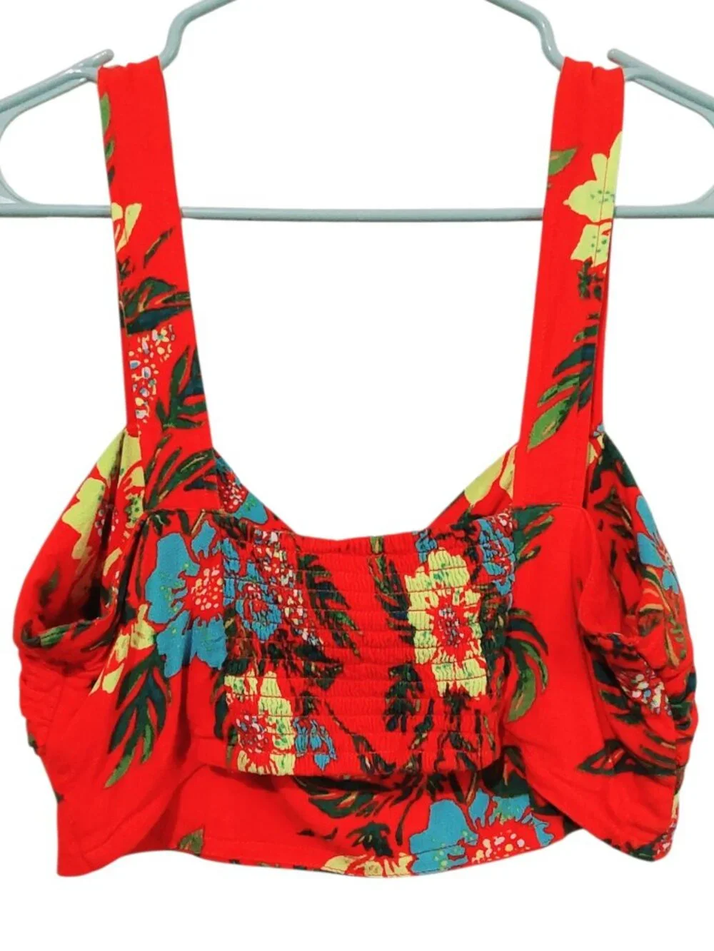 Free People Blue Horizon Tropical Floral 2-Piece Coordinating Matching Set - 4